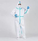 Chemisch Bestand Beschikbaar Microporous Beschermend Kostuum met Kap leverancier