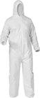 Ééndelige niet Geweven Beschermende Beschikbare PPE Kostuum Elastische Polsen leverancier