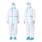 De Isolatie Beschikbare Medische Beschermende Overtrekken van laboratoriumhazmat met Hood Protective Suit leverancier