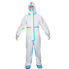 PPE Ééndelig Plastic Beschikbaar Beschermend Kostuum Medisch Beschermend Kostuum leverancier