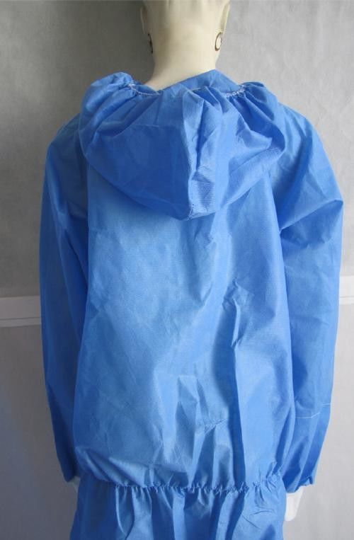 Volledige Beschikbare Veiligheids Chemische Bestand Beschermende Plastic Kostuums leverancier